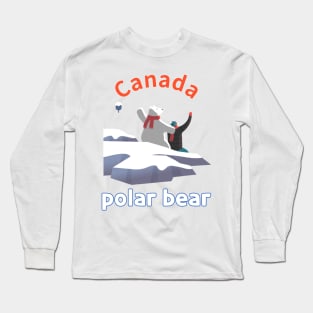 greenland polar bear Long Sleeve T-Shirt